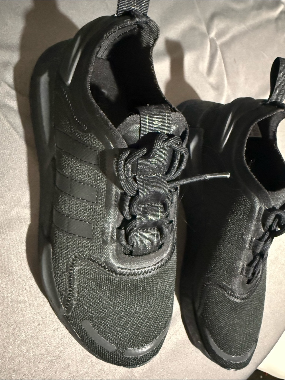 adidas Kids All-Black Lightweight Sneaker